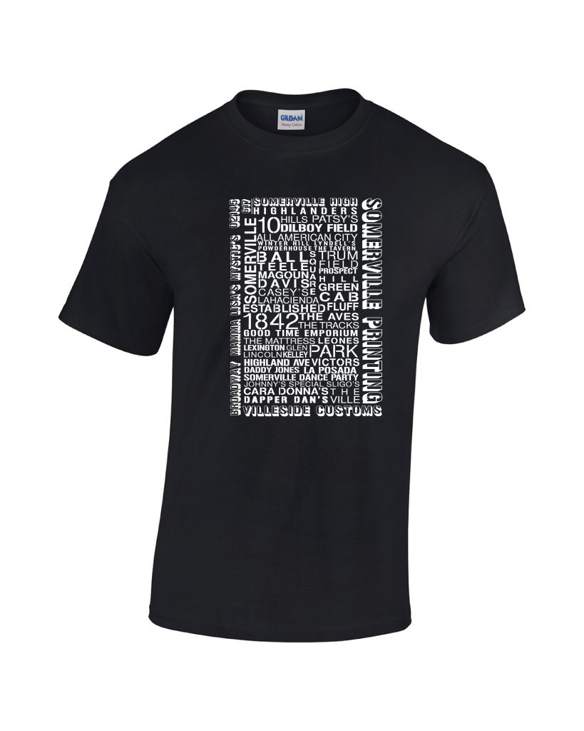 Somerville Landmarks T-Shirt – VilleSide Customs Company